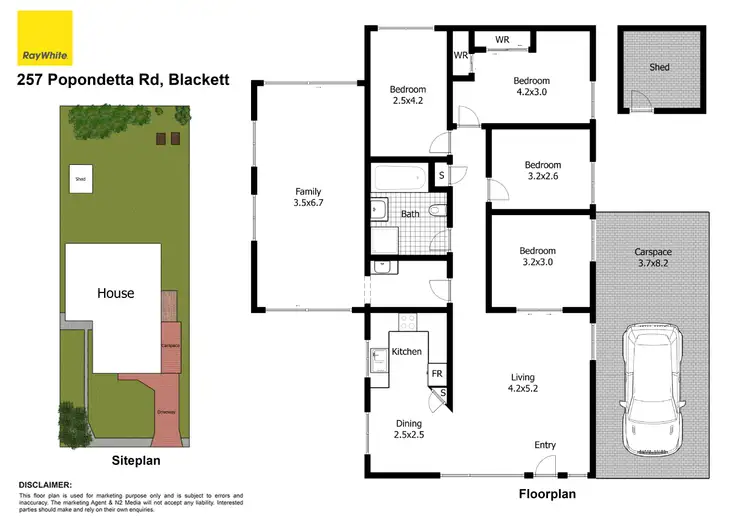 Floorplan of Homely house listing, 257 Popondetta road, Blackett NSW 2770