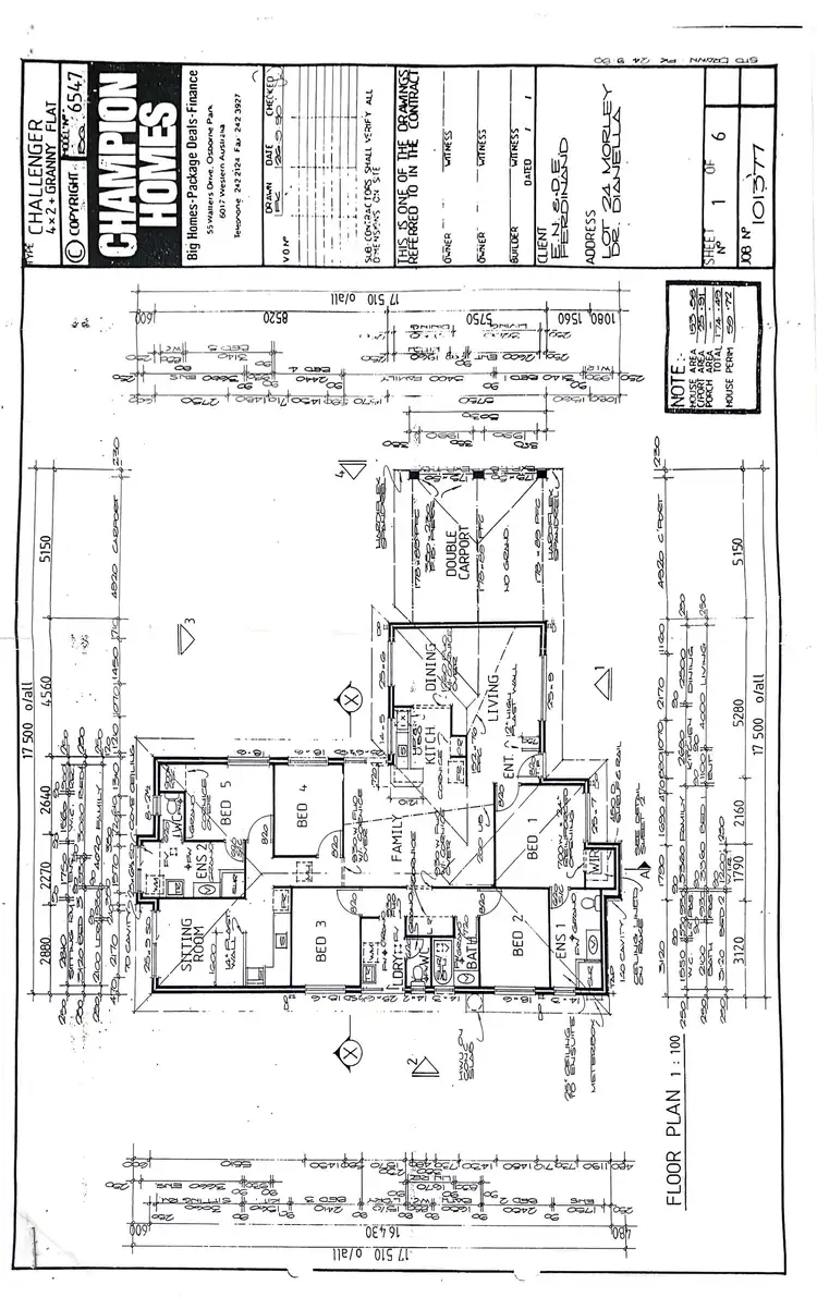 Floorplan of Homely house listing, 357 Morley Drive, Dianella WA 6059
