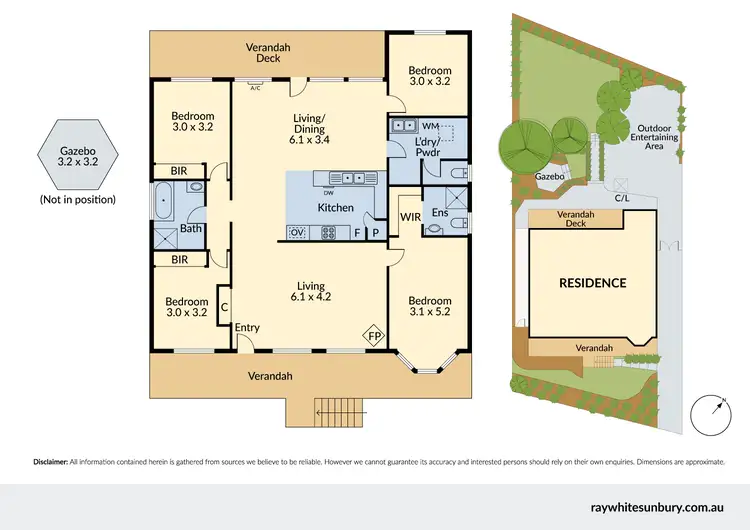 Floorplan of Homely house listing, 4 Martens Court, Sunbury VIC 3429