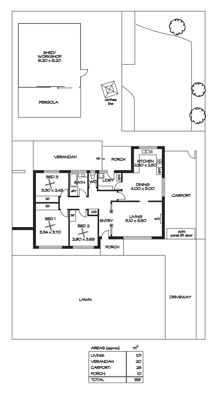 Floorplan of Homely house listing, 24 Bindi Street, Para Hills West SA 5096