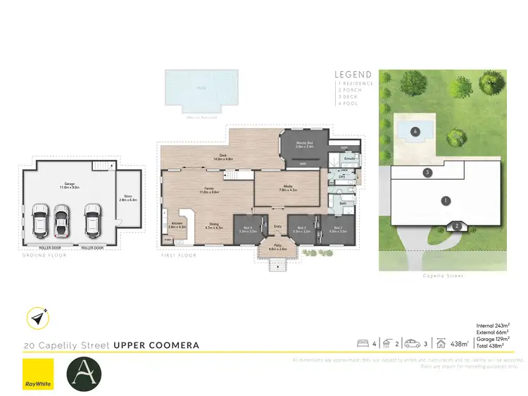 Floorplan of Homely house listing, 20 Capelily Street, Upper Coomera QLD 4209