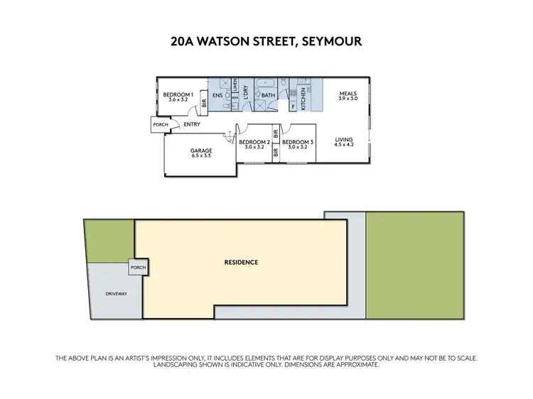 Floorplan of Homely house listing, 20A Watson Street, Seymour VIC 3660