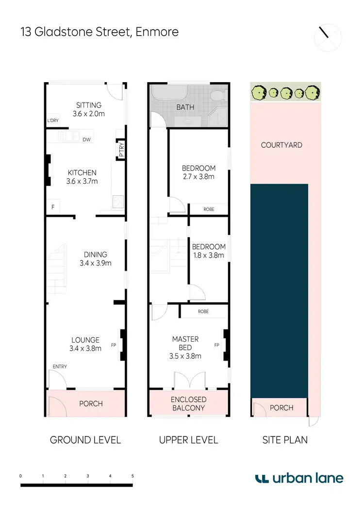 Floorplan of Homely house listing, 13 Gladstone Street, Enmore NSW 2042