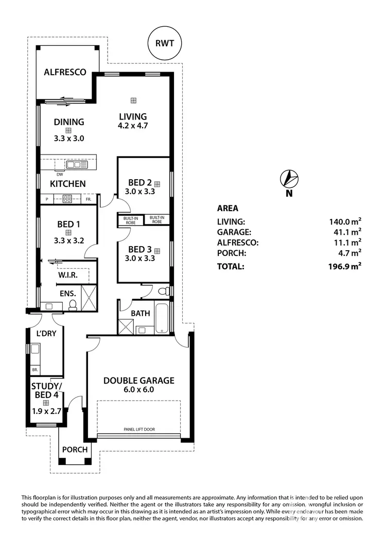 Floorplan of Homely house listing, 26 Jarvis Street, Berri SA 5343