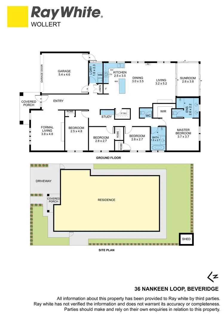 Floorplan of Homely house listing, 36 Nankeen Loop, Beveridge VIC 3753