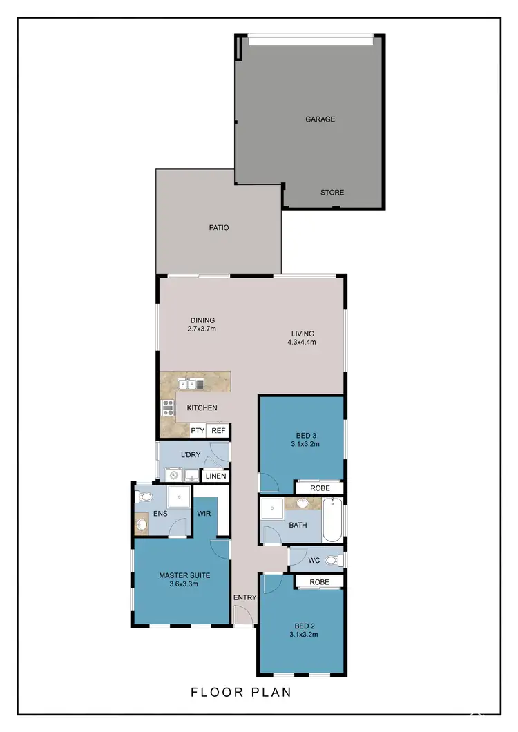 Floorplan of Homely house listing, 106 Mead Street, Byford WA 6122