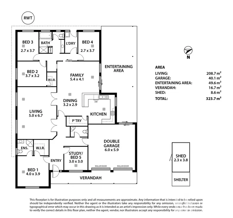 Floorplan of Homely house listing, 10 Bosman Drive, Berri SA 5343