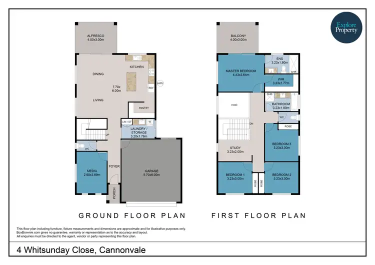 Floorplan of Homely house listing, 4 Whitsunday Close, Cannonvale QLD 4802