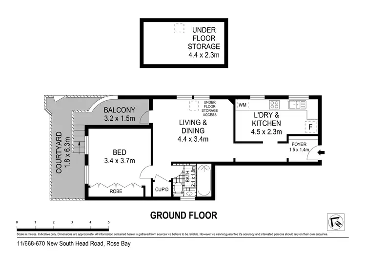 Floorplan of Homely apartment listing, 11/668-670 New South Head Road, Rose Bay NSW 2029