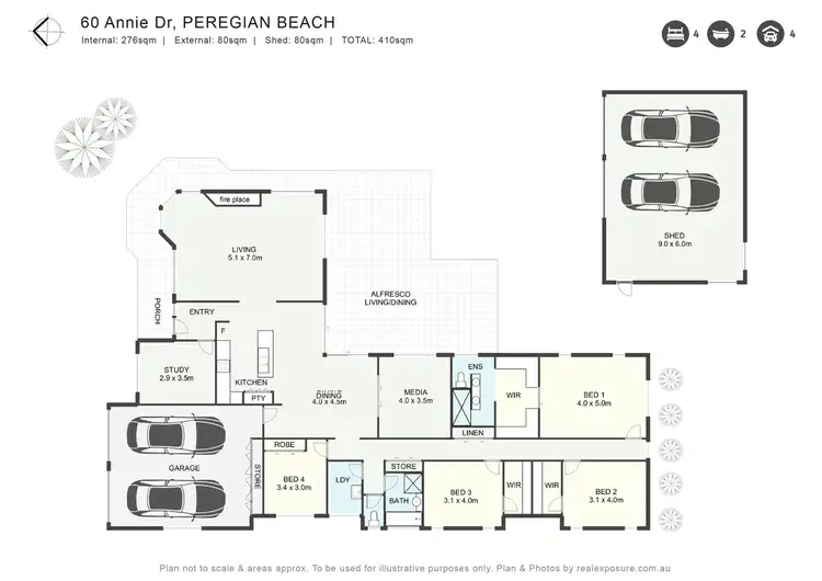 Floorplan of Homely house listing, 60 Annie Drive, Peregian Beach QLD 4573
