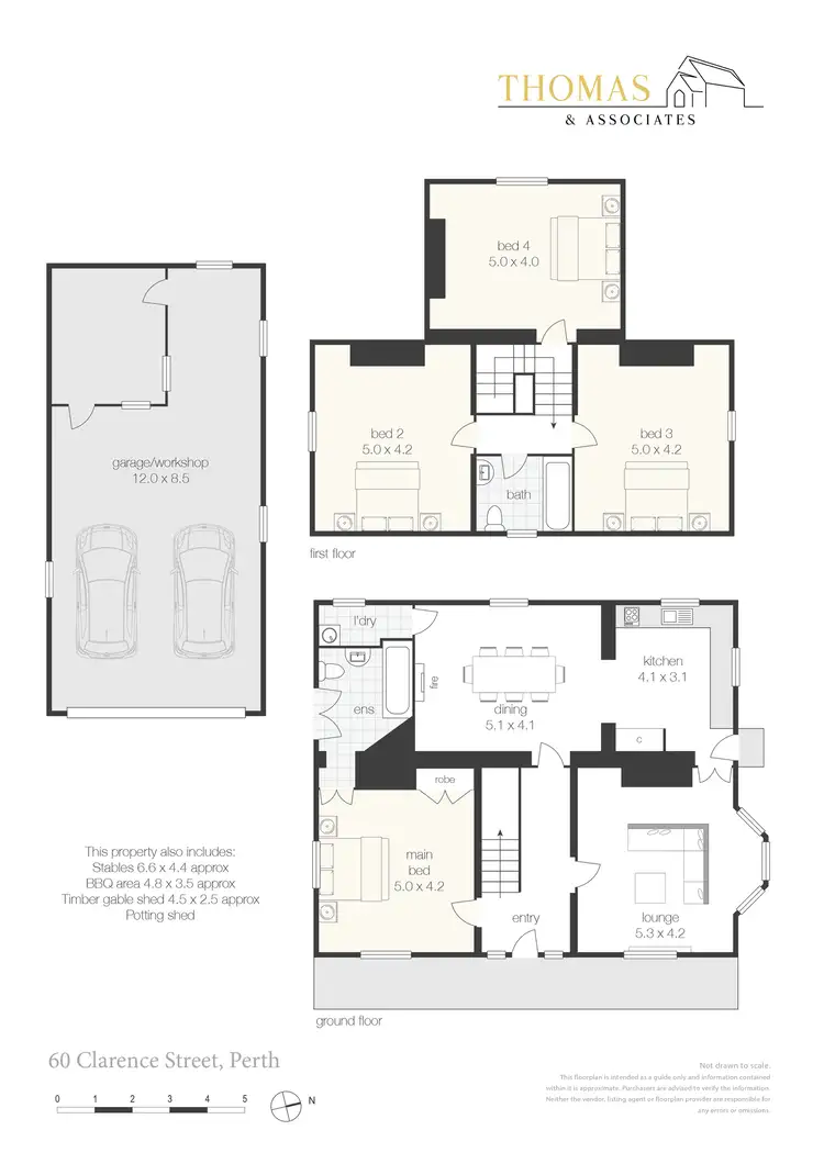 Floorplan of Homely house listing, 60 Clarence Street, Perth TAS 7300