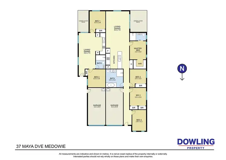 Floorplan of Homely semi-detached listing, 37 Maya Drive, Medowie NSW 2318
