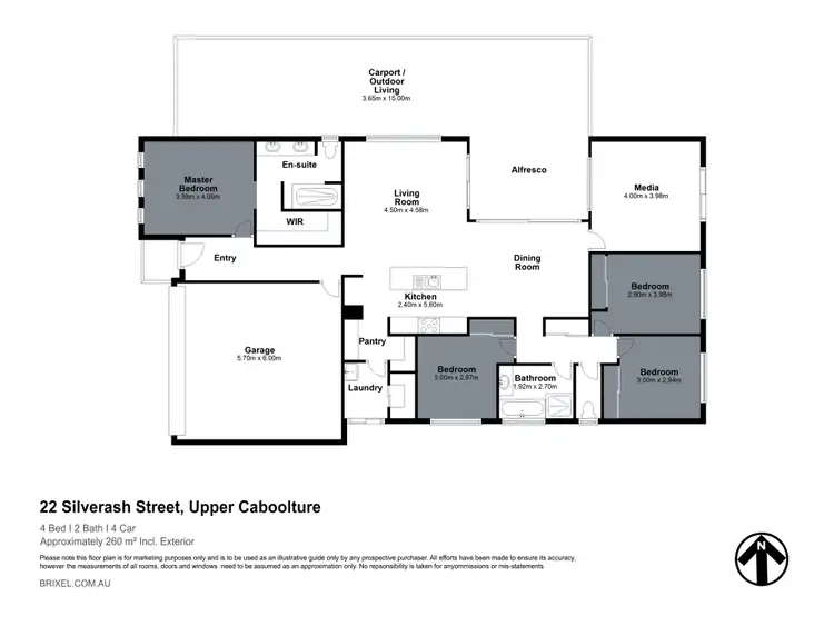 Floorplan of Homely house listing, 22 Silverash Street, Upper Caboolture QLD 4510