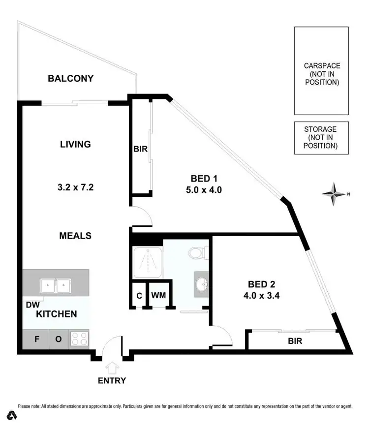 Floorplan of Homely apartment listing, 712/443 Upper Heidelberg Road, Ivanhoe VIC 3079