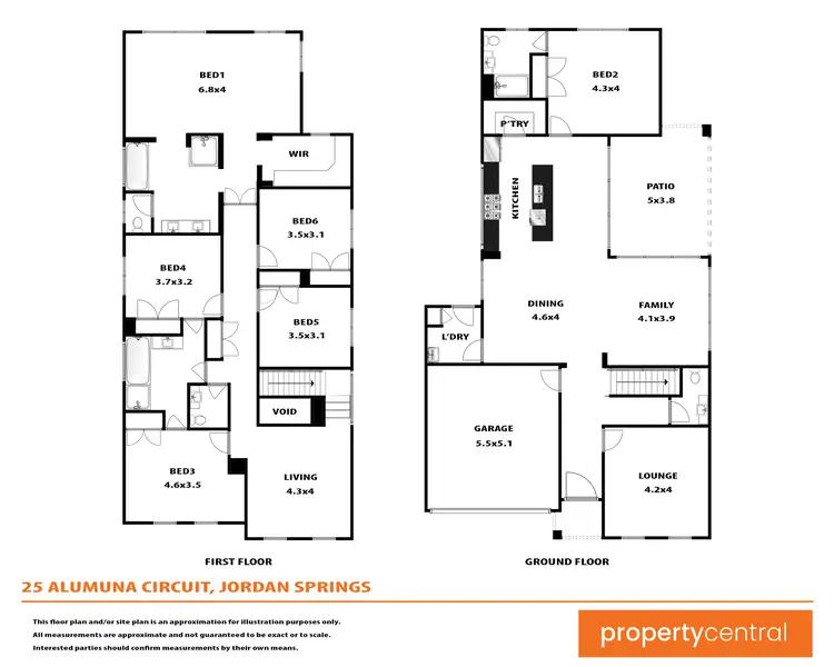 Floorplan of Homely house listing, 25 Alumuna Circuit, Jordan Springs NSW 2747