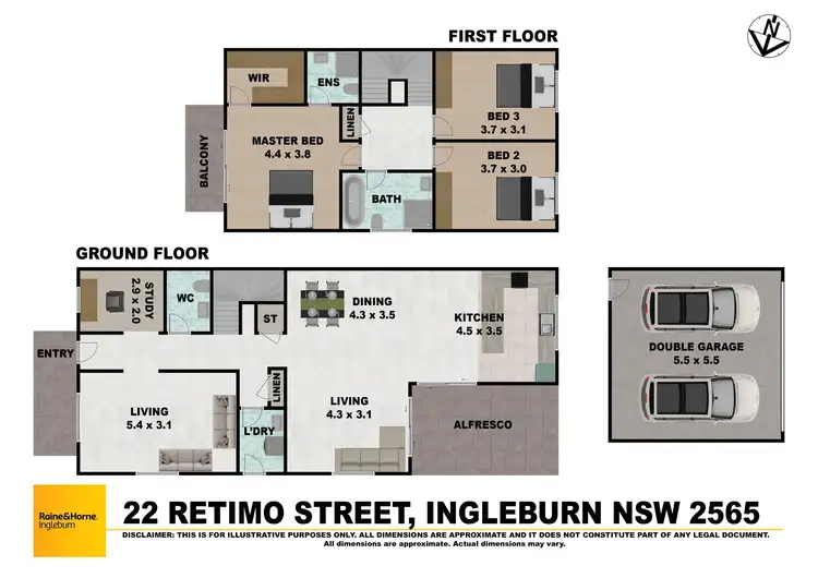Floorplan of Homely house listing, 22 Retimo Street, Bardia NSW 2565