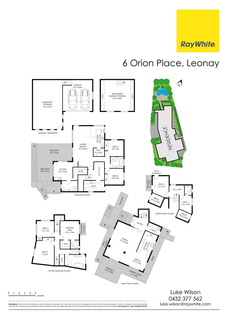 Floorplan of Homely house listing, 6 Orion Place, Leonay NSW 2750