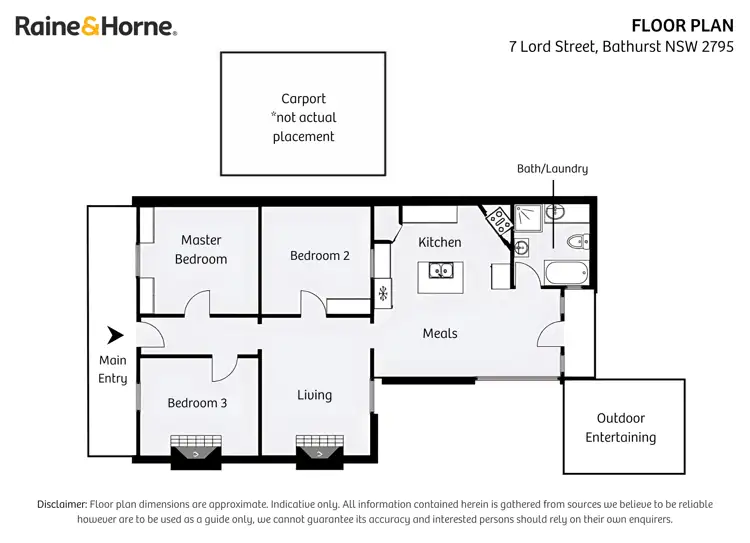 Floorplan of Homely house listing, 7 Lord Street, Bathurst NSW 2795