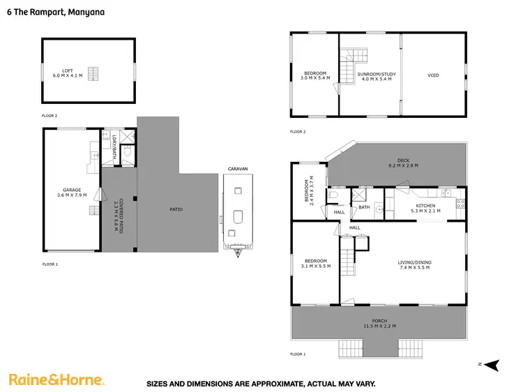 Floorplan of Homely house listing, 6 The Rampart, Manyana NSW 2539
