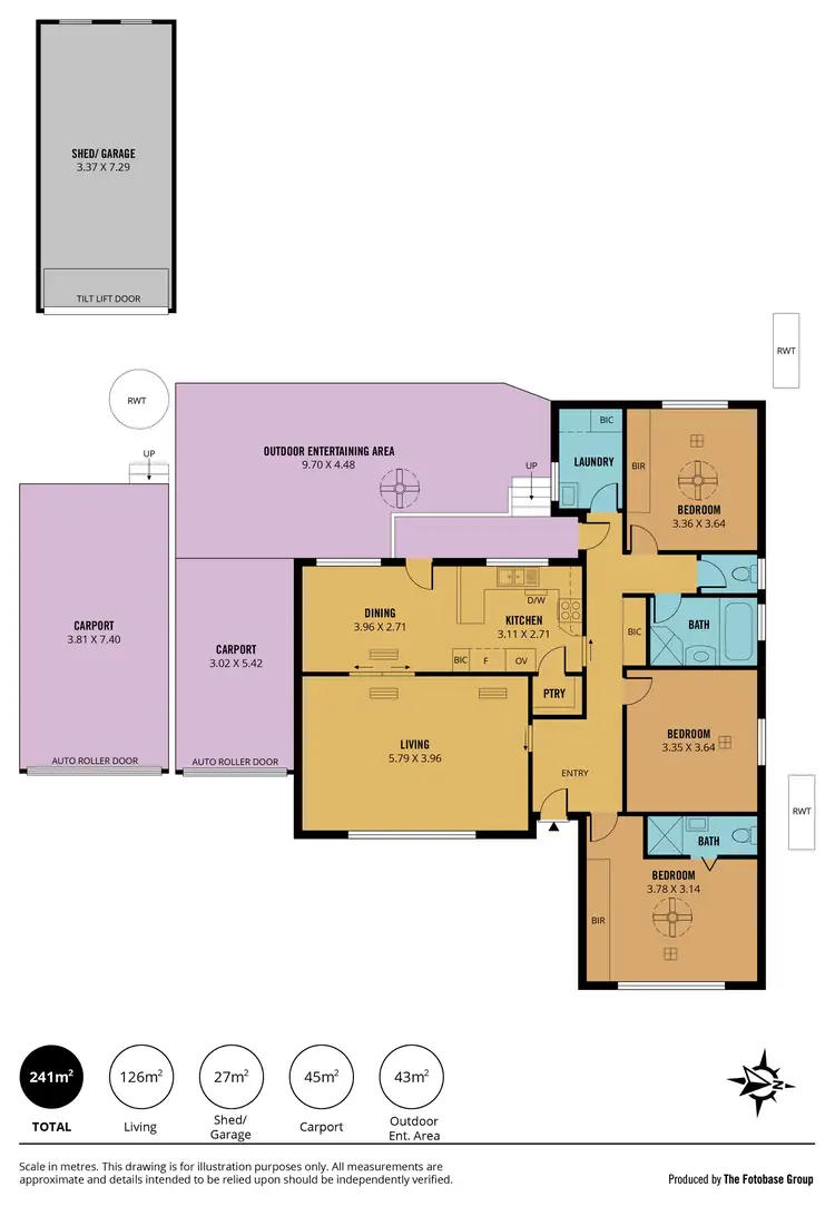 Floorplan of Homely house listing, 3 Windemere Place, O'halloran Hill SA 5158