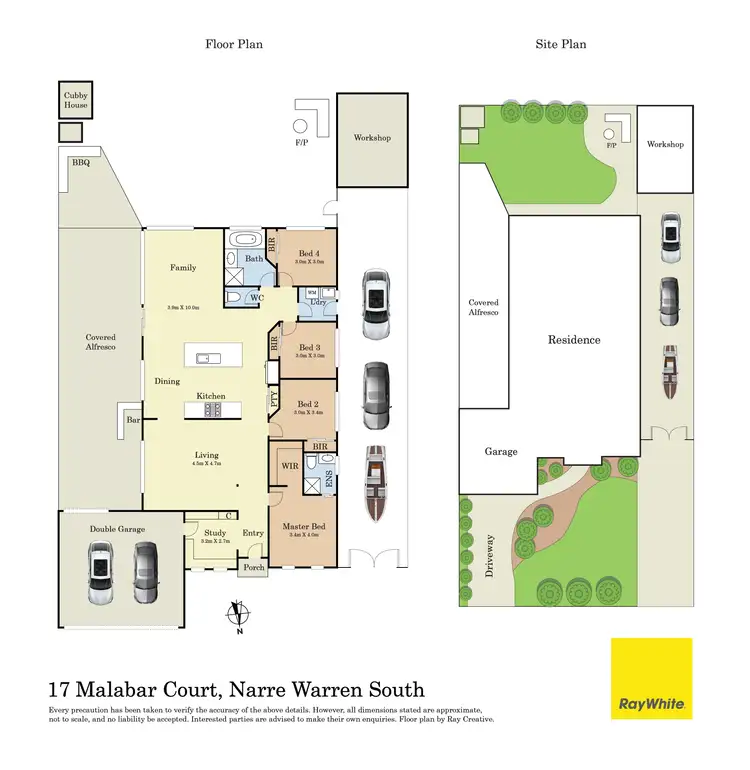 Floorplan of Homely house listing, 17 Malabar Court, Narre Warren South VIC 3805