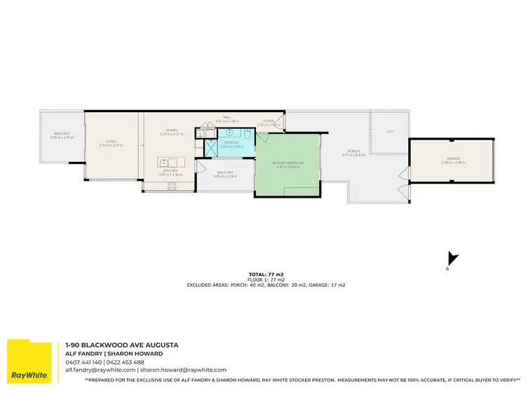 Floorplan of Homely house listing, 1 and 5/90 Blackwood Avenue, Augusta WA 6290