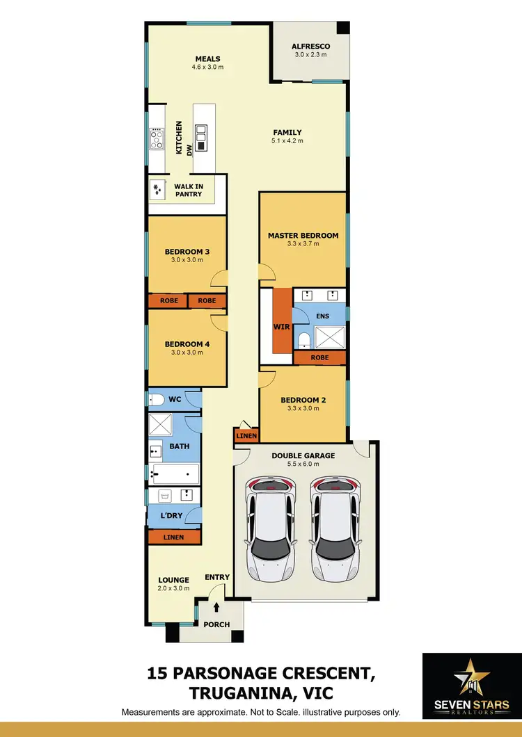 Floorplan of Homely house listing, 15 Parsonage Crescent, Truganina VIC 3029