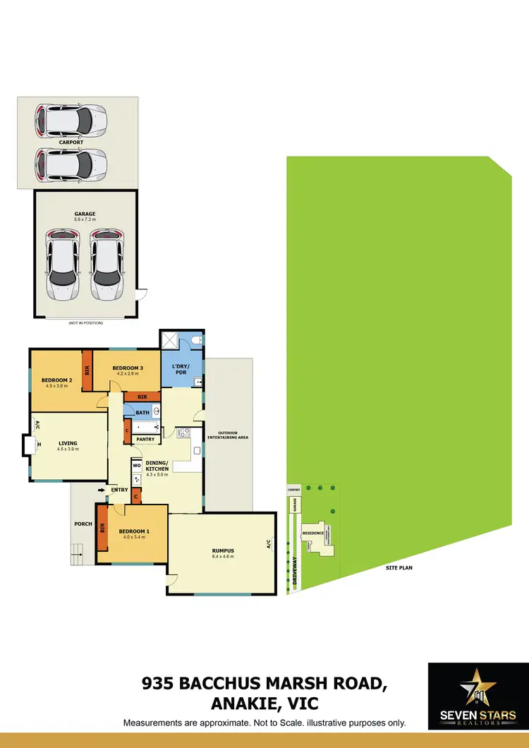 Floorplan of Homely rural property listing, 935 Bacchus Marsh Road, Anakie VIC 3213
