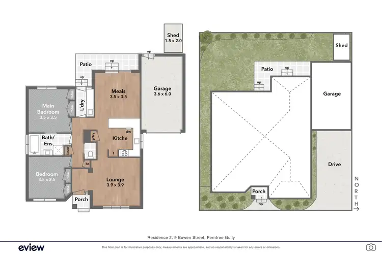 Floorplan of Homely unit listing, 2/9 Bowen Street, Ferntree Gully VIC 3156
