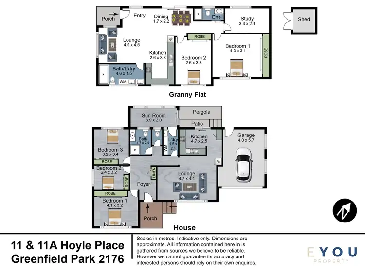 Floorplan of Homely house listing, 11 & 11A Hoyle Place, Greenfield Park NSW 2176
