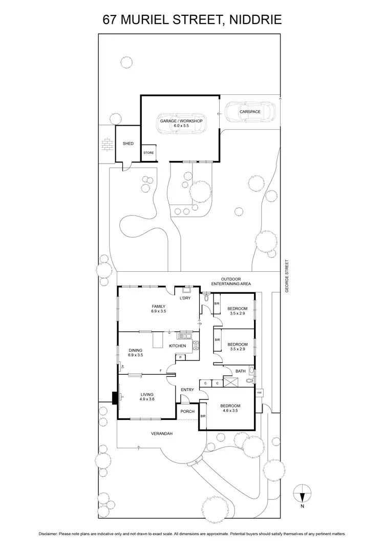 Floorplan of Homely house listing, 67 Muriel Street, Niddrie VIC 3042