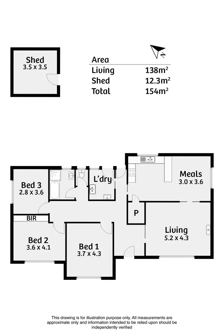 Floorplan of Homely house listing, 16 Elliott Street, Strathalbyn SA 5255