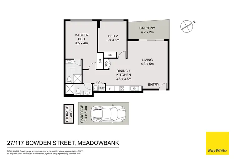 Floorplan of Homely apartment listing, 27/117 Bowden Street, Meadowbank NSW 2114