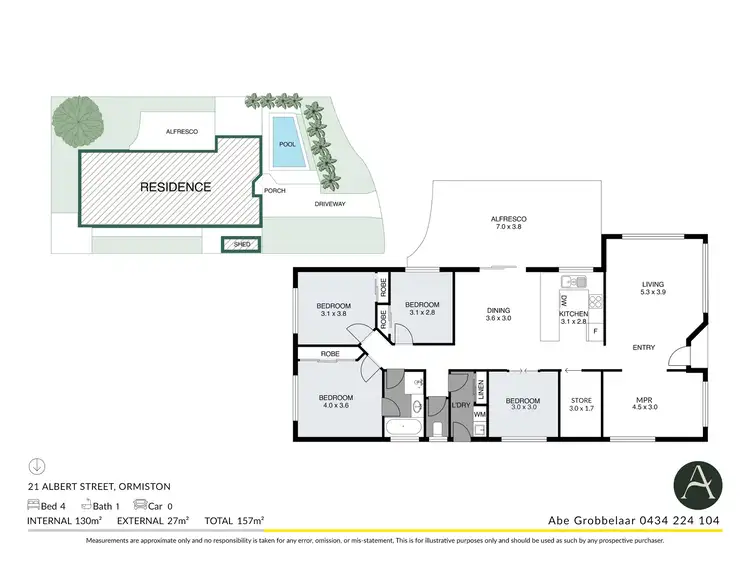Floorplan of Homely house listing, 21 Albert Street, Ormiston QLD 4160