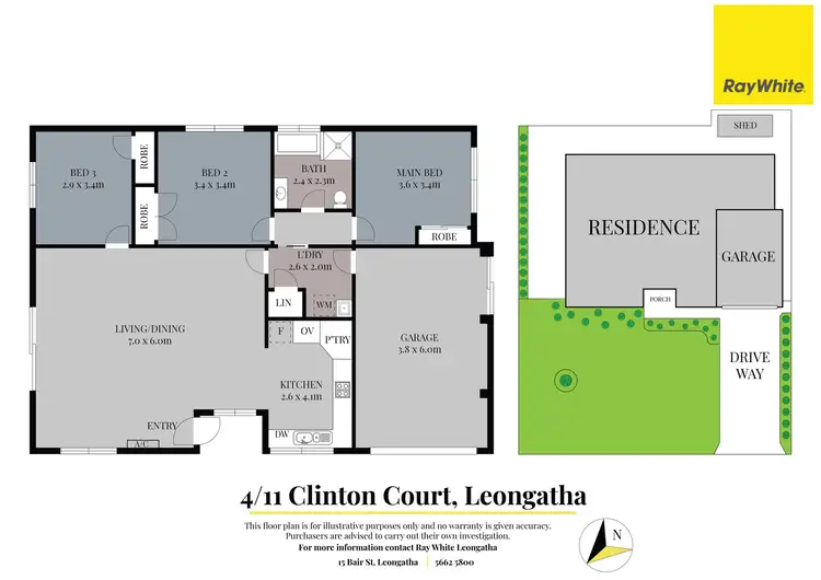 Floorplan of Homely unit listing, 4/19 Clinton Court, Leongatha VIC 3953
