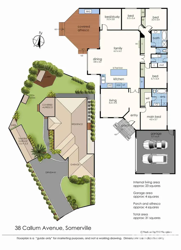 Floorplan of Homely house listing, 38 Callum Avenue, Somerville VIC 3912