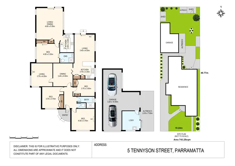 Floorplan of Homely house listing, 5 Tennyson Street, Parramatta NSW 2150