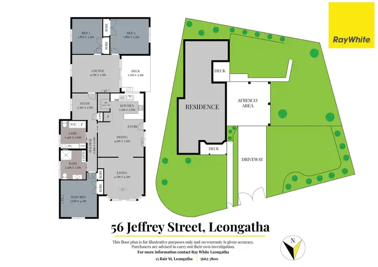 Floorplan of Homely house listing, 56 Jeffrey Street, Leongatha VIC 3953