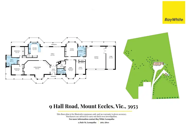 Floorplan of Homely house listing, 9 Hall Road, Mount Eccles VIC 3953