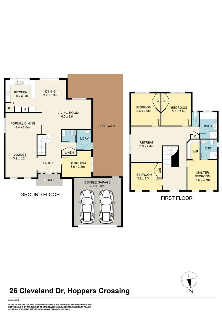 Floorplan of Homely house listing, 26 Cleveland Drive, Hoppers Crossing VIC 3029