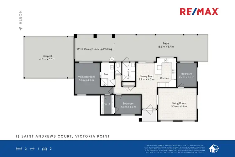 Floorplan of Homely house listing, 13 Saint Andrews Court, Victoria Point QLD 4165