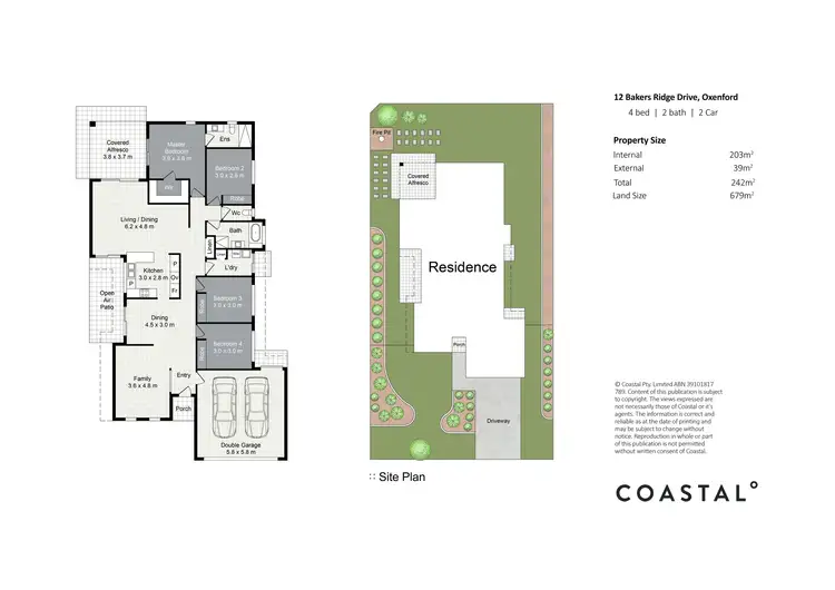 Floorplan of Homely house listing, 12 Bakers Ridge Drive, Oxenford QLD 4210
