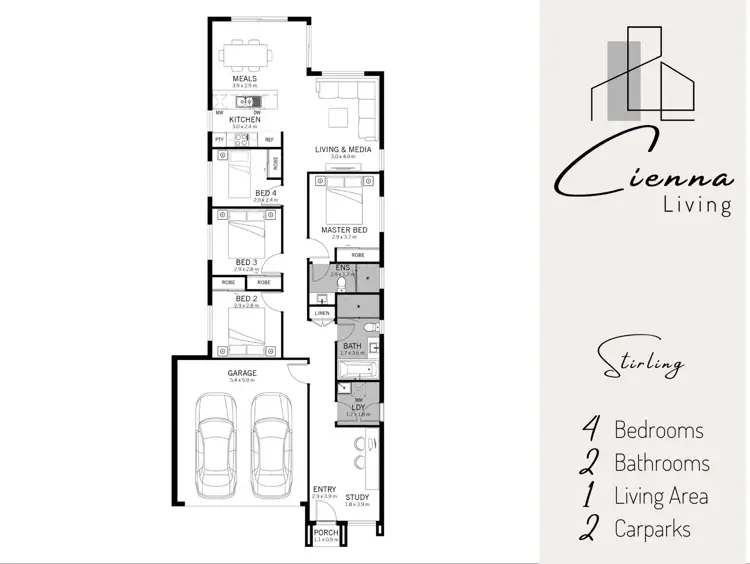 Floorplan of Homely house listing, 23 Woodhall Way, Munno Para Downs SA 5115