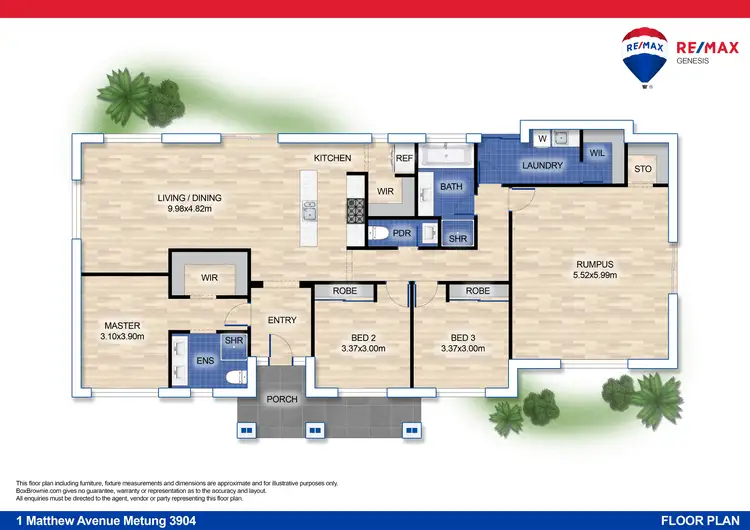 Floorplan of Homely house listing, 1 Matthew Avenue, Metung VIC 3904