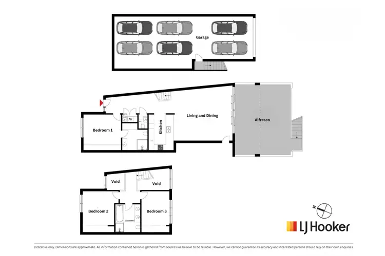 Floorplan of Homely townhouse listing, 8/18 Sabine Close, Garran ACT 2605
