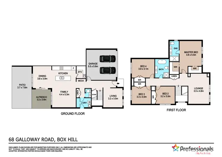 Floorplan of Homely house listing, 68 Galloway Road, Box Hill NSW 2765