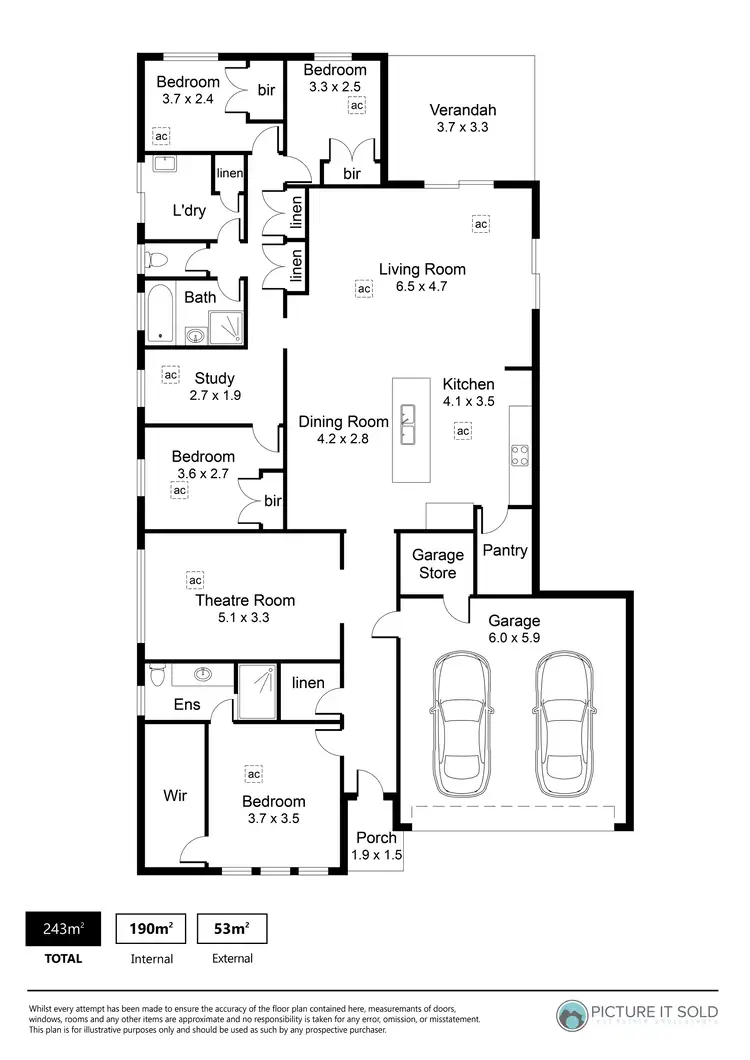 Floorplan of Homely house listing, 24 Jefferson Boulevard, Two Wells SA 5501