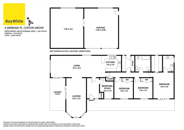 Floorplan of Homely house listing, 3 Geebung Place, Orange NSW 2800
