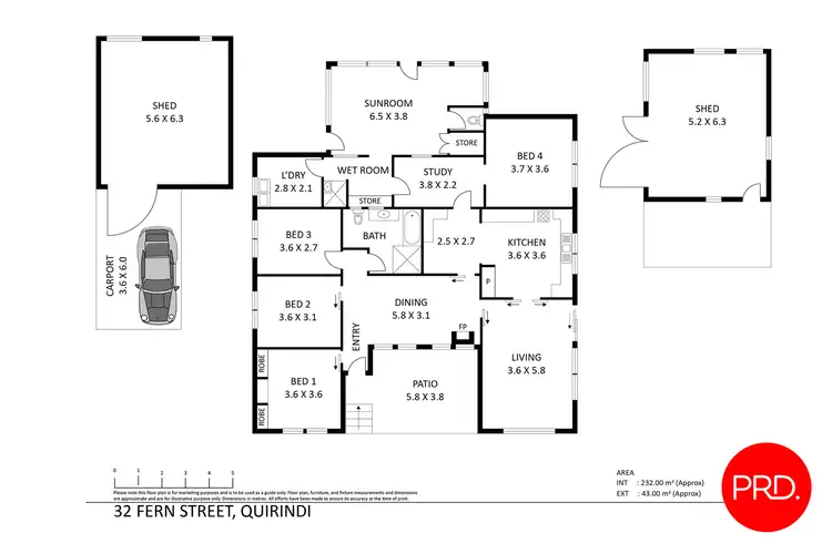 Floorplan of Homely house listing, 32 Fern Street, Quirindi NSW 2343