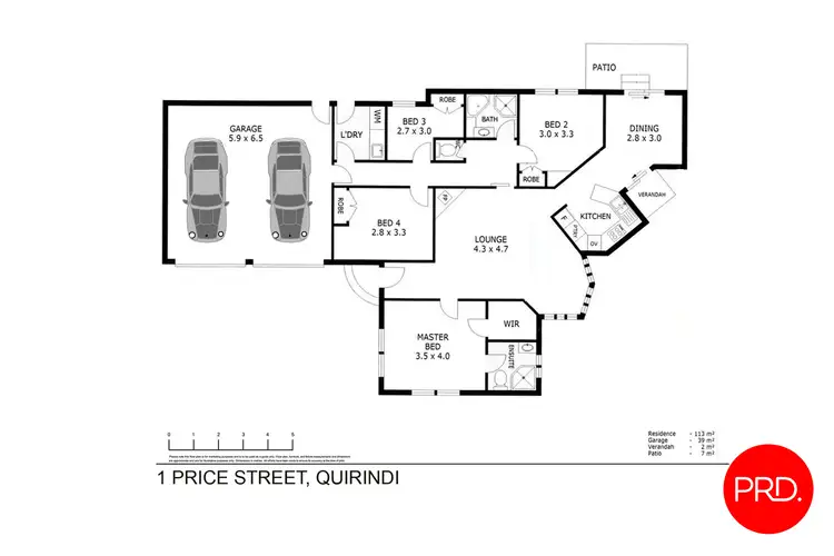 Floorplan of Homely house listing, 1 Price Street, Quirindi NSW 2343